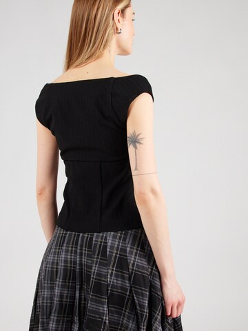 WEEKDAY - Top 'Raven' en negro