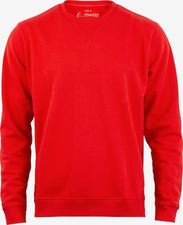 Sweat-shirt Cotton Prime en rouge : devant