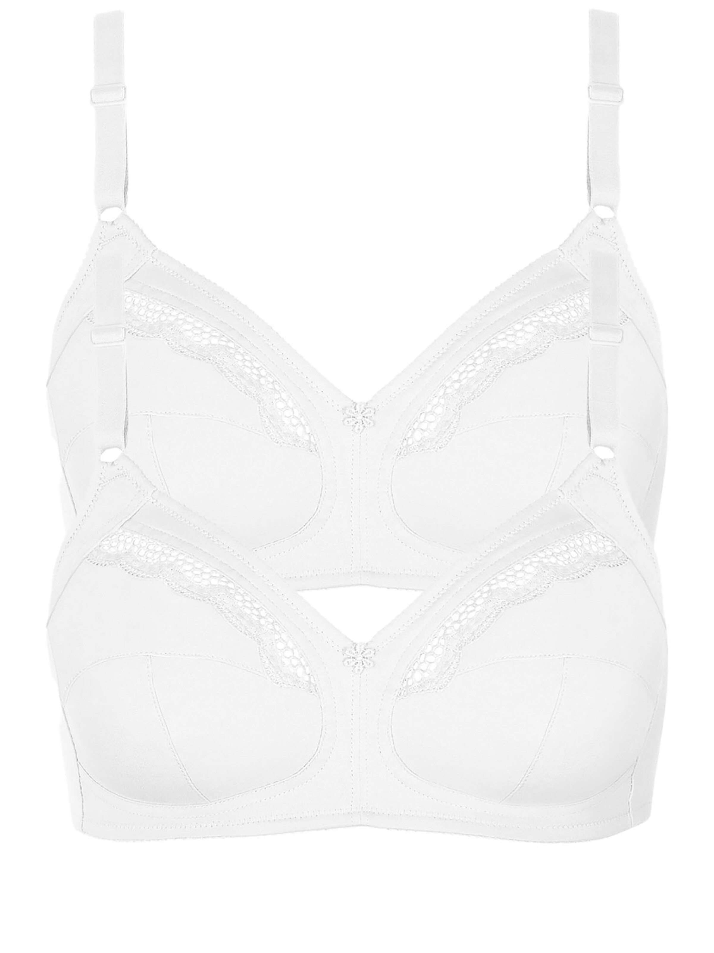 Lisca Bra 'Manja' in White: front