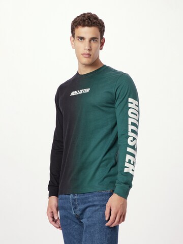 HOLLISTER - Camiseta en verde: frente