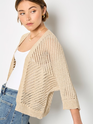 Apricot Knitted Open Cardigan ' ' in Gelb