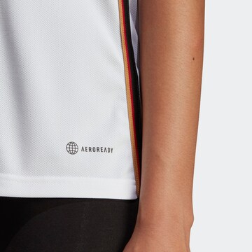 ADIDAS PERFORMANCE Αθλητική φανέλα 'Germany 22 Home' σε λευκό