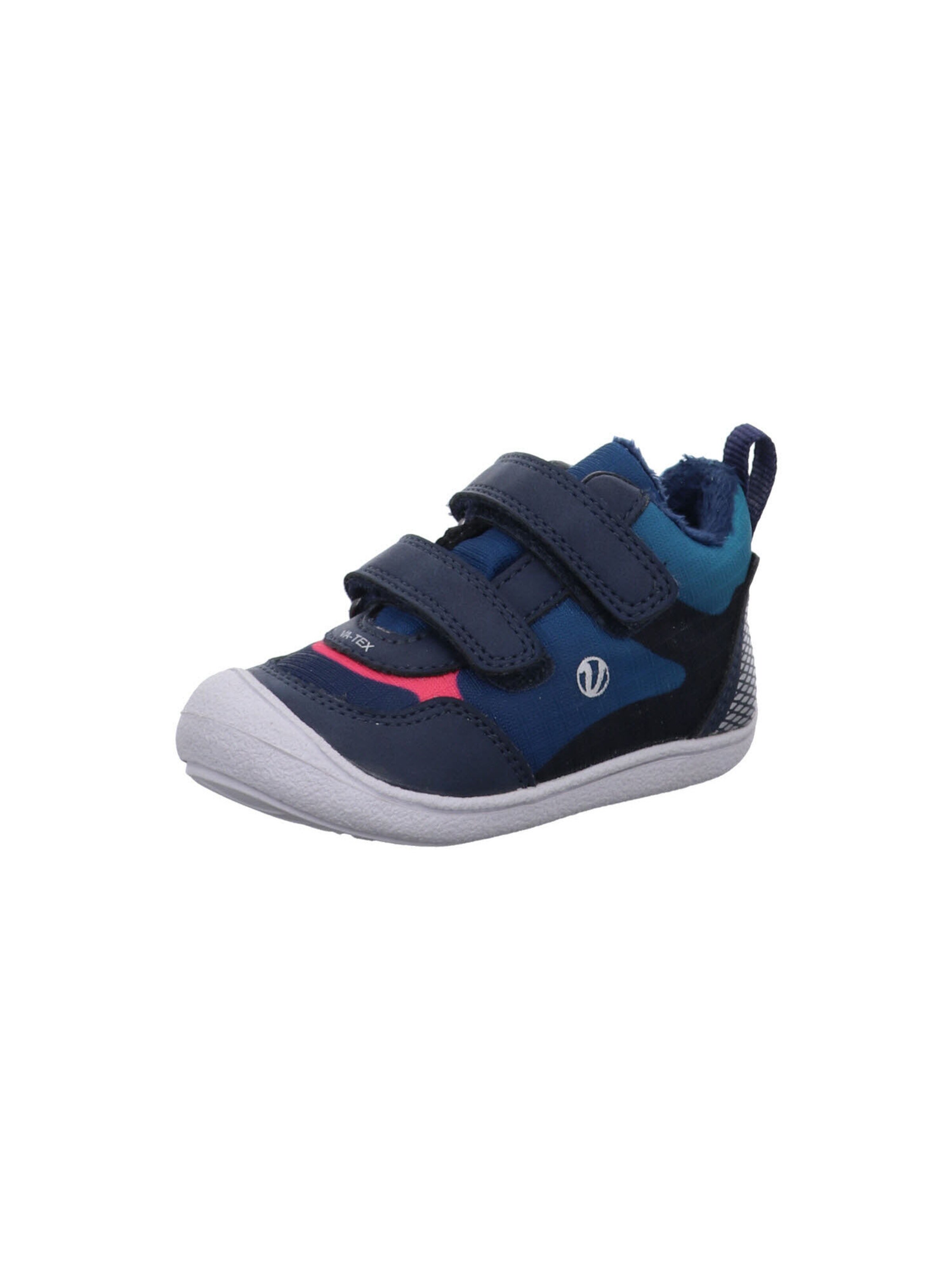 Vado First-Step Shoes 'Minismile Velcro Vatex' in Blue: front