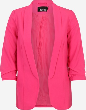 Pieces Petite Blazer 'PCBOSELLA' in Pink: front