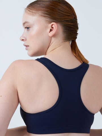 SPORTKIND Bustier Sport-BH 'Wide Straps'‌‌‌‌‌‌‌ in Blau