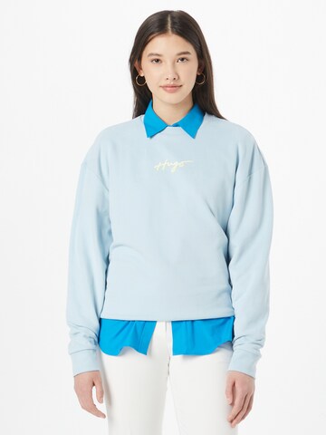 HUGO Red Sweatshirt 'Easy' in Blue: front