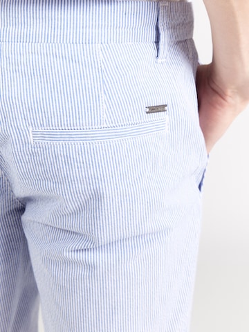 Bruun & Stengade Regular Chino 'Elio' in Blauw