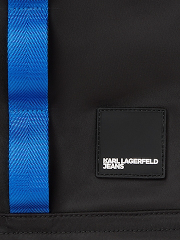KARL LAGERFELD JEANS Rugzak 'Canyon' in Zwart