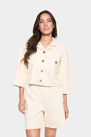 SAINT TROPEZ Blouse 'Kayo' in White: front