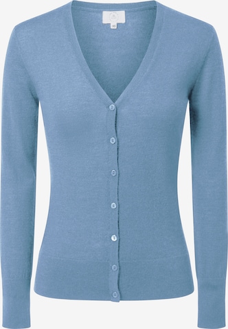Cardigan CASH-MERE.CH en bleu : devant