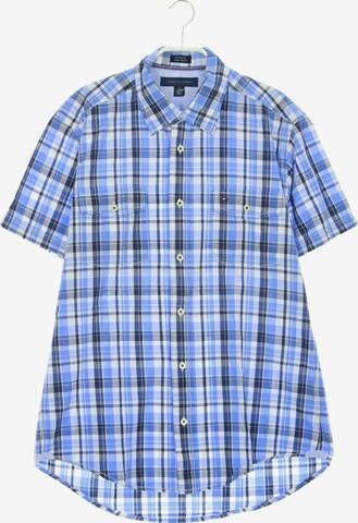 TOMMY HILFIGER Button Up Shirt in M in Blue: front