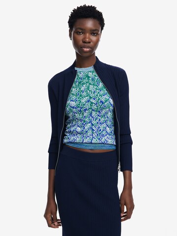 Desigual Strickjacke in Blau: Vorderseite