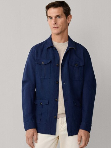 Giacca di mezza stagione di Hackett London in blu: frontale