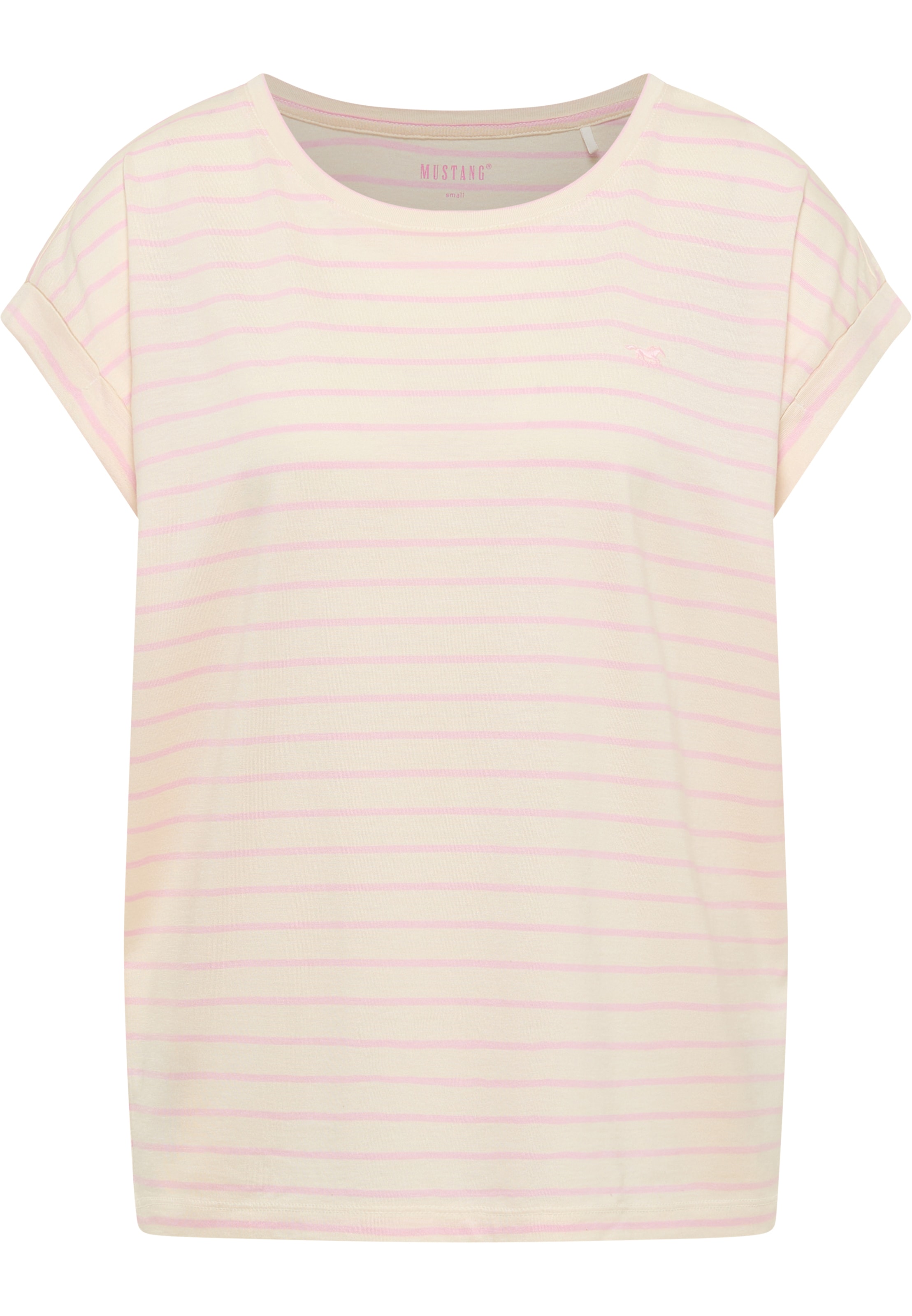 MUSTANG T-Shirt 'Style Lesley' in Pink: Vorderseite