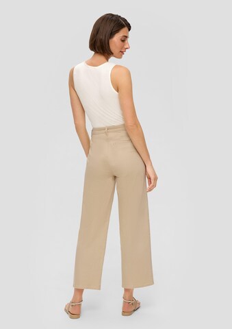 Wide Leg Jean 'Suri' s.Oliver BLACK LABEL en beige