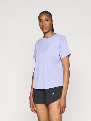 ASICS Функциональная футболка 'CORE' в Лиловый: спереди