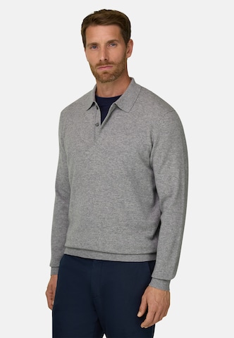 Sweat-shirt Boggi Milano en gris : devant