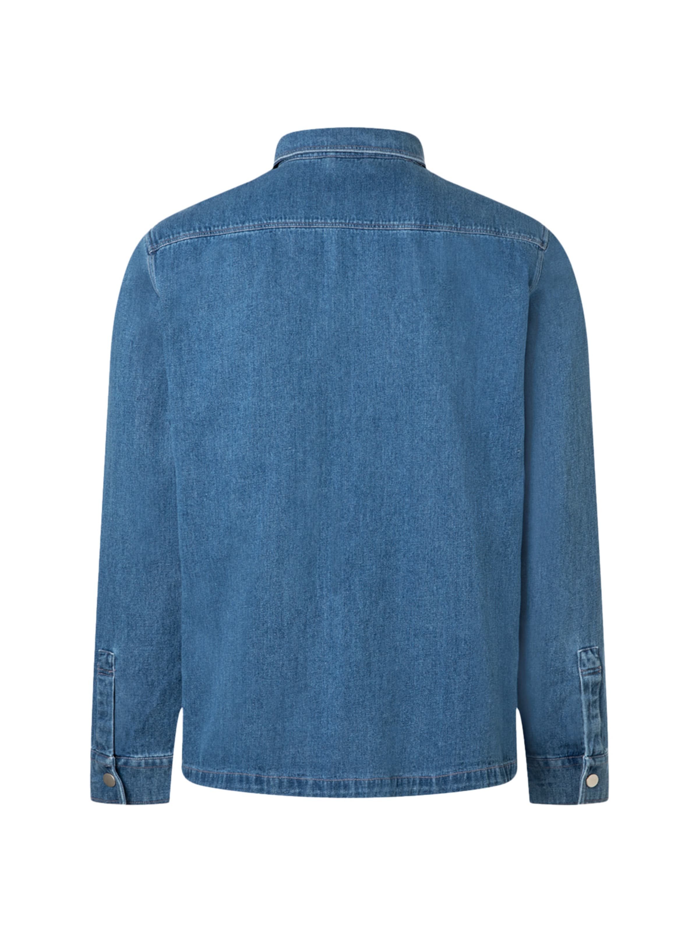 MAERZ Muenchen Regular fit Button Up Shirt ' 716000 ' in Blue