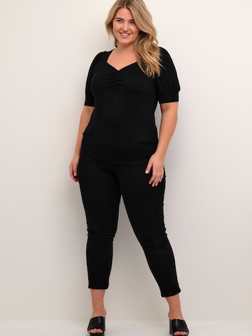 KAFFE CURVE Shirt 'Sissy' in Black