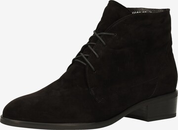 PETER KAISER Lace-Up Ankle Boots in Black: front