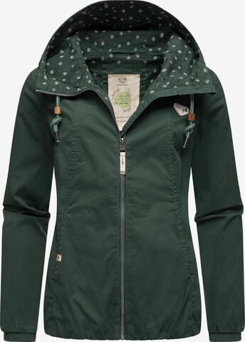 Ragwear Between-Season Jacket 'Wylma' in Green: front