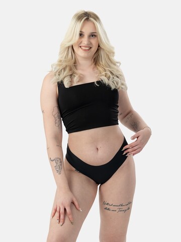 LEAFLETIC Panty 'Leafletic Women’s Low Rise Hipsters Brief' in Schwarz: Vorderseite