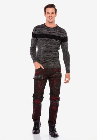 CIPO & BAXX Regular Jeans in Rot