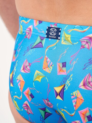 Shorts de bain ' Swim Shorts Lido ' HOM en bleu