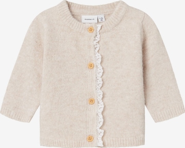 NAME IT Strickjacke in Beige: Vorderseite