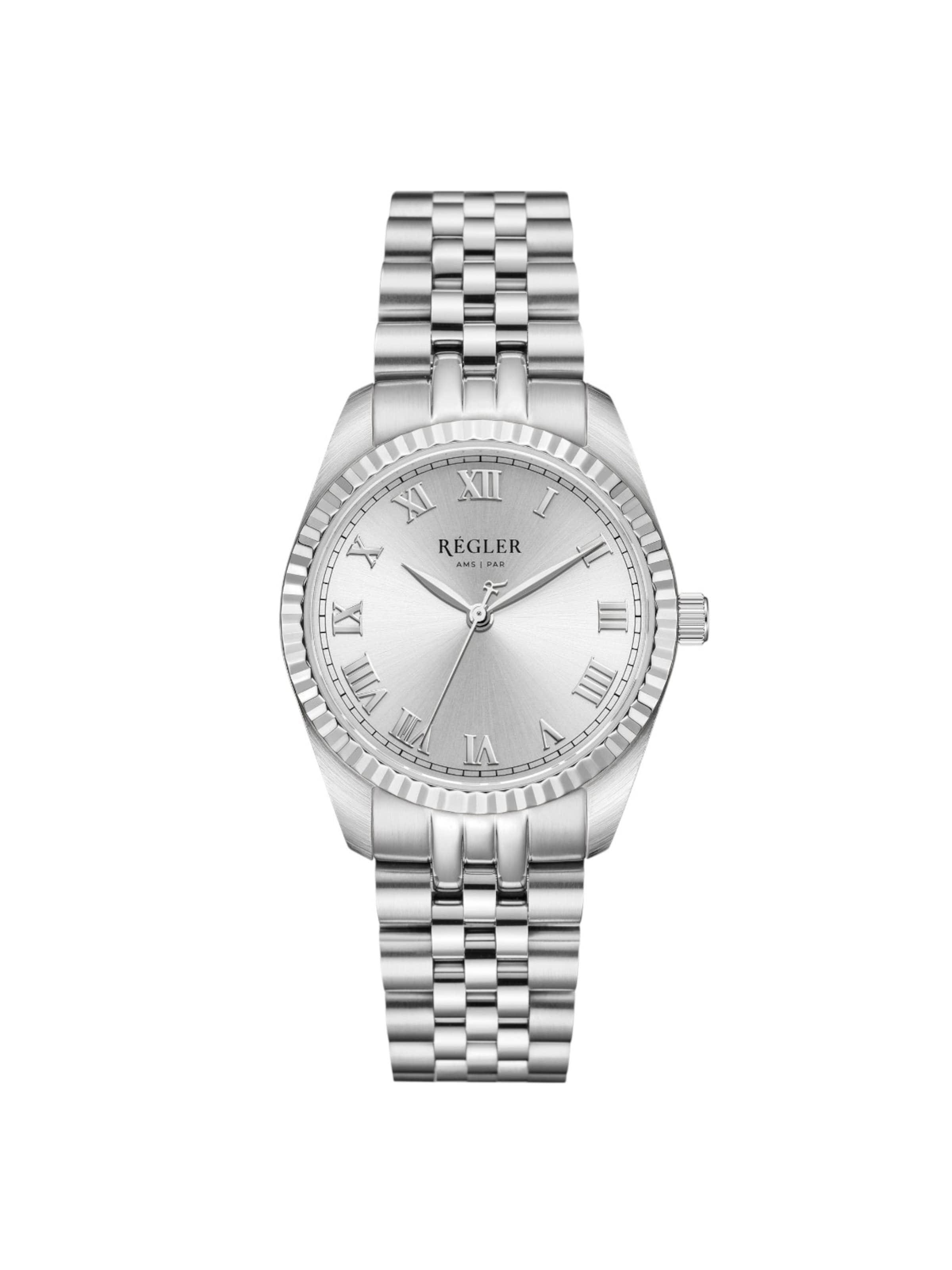 Montre à affichage analogique 'Régler Infinité Steel Silver - Silver' Régler en argent : devant