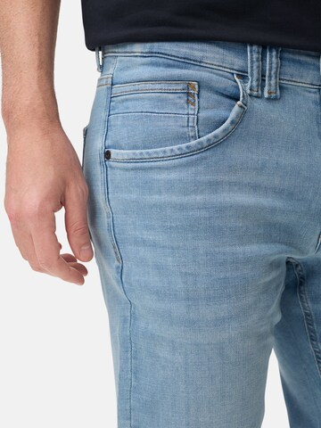 CAMEL ACTIVE Slimfit fleXXXactive® Jeans mit kühlendem Effekt in Blau