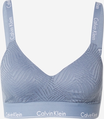 Bustier Soutien-gorge Calvin Klein Underwear en bleu : devant