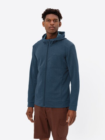 VAUDE Sports sweat jacket 'Neyland' in Blue: front