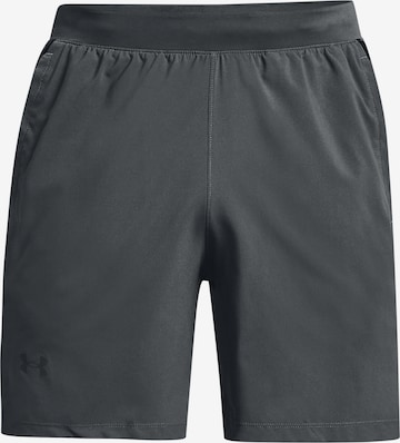 Pantalon de sport 'Launch' UNDER ARMOUR en gris : devant