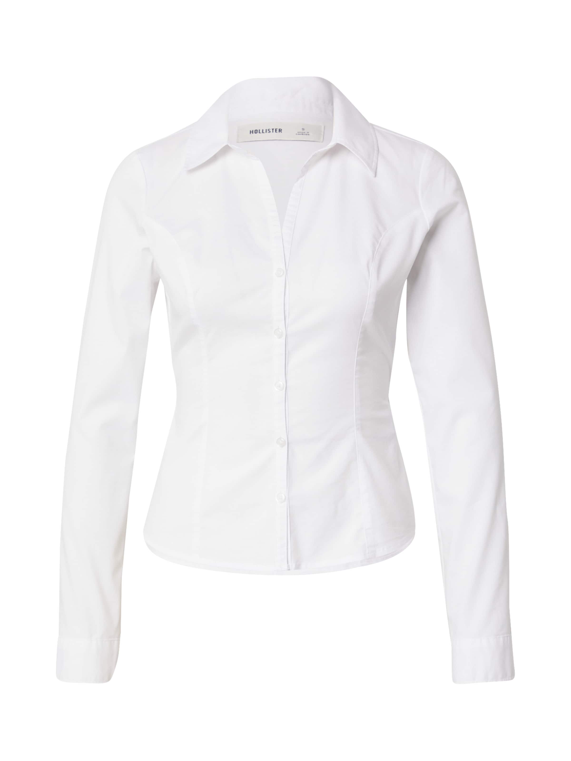 HOLLISTER Halenka – bílá: přední strana