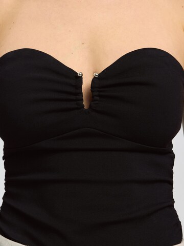 SELECTED Top in Schwarz