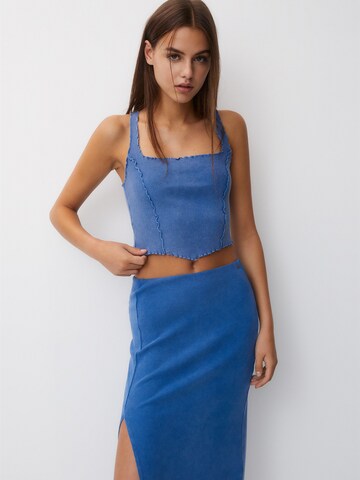 Pull&Bear Top in Blau: Vorderseite