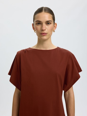 SELECTED Jurk in Rood