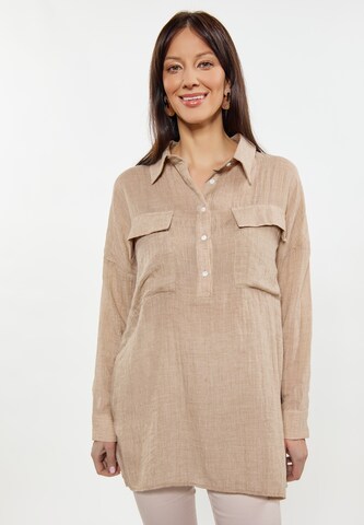 usha WHITE LABEL Blouse in Beige: front