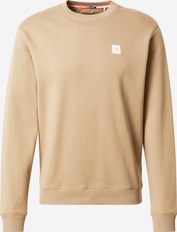 SCOTCH & SODA Sweatshirt i beige: framsida