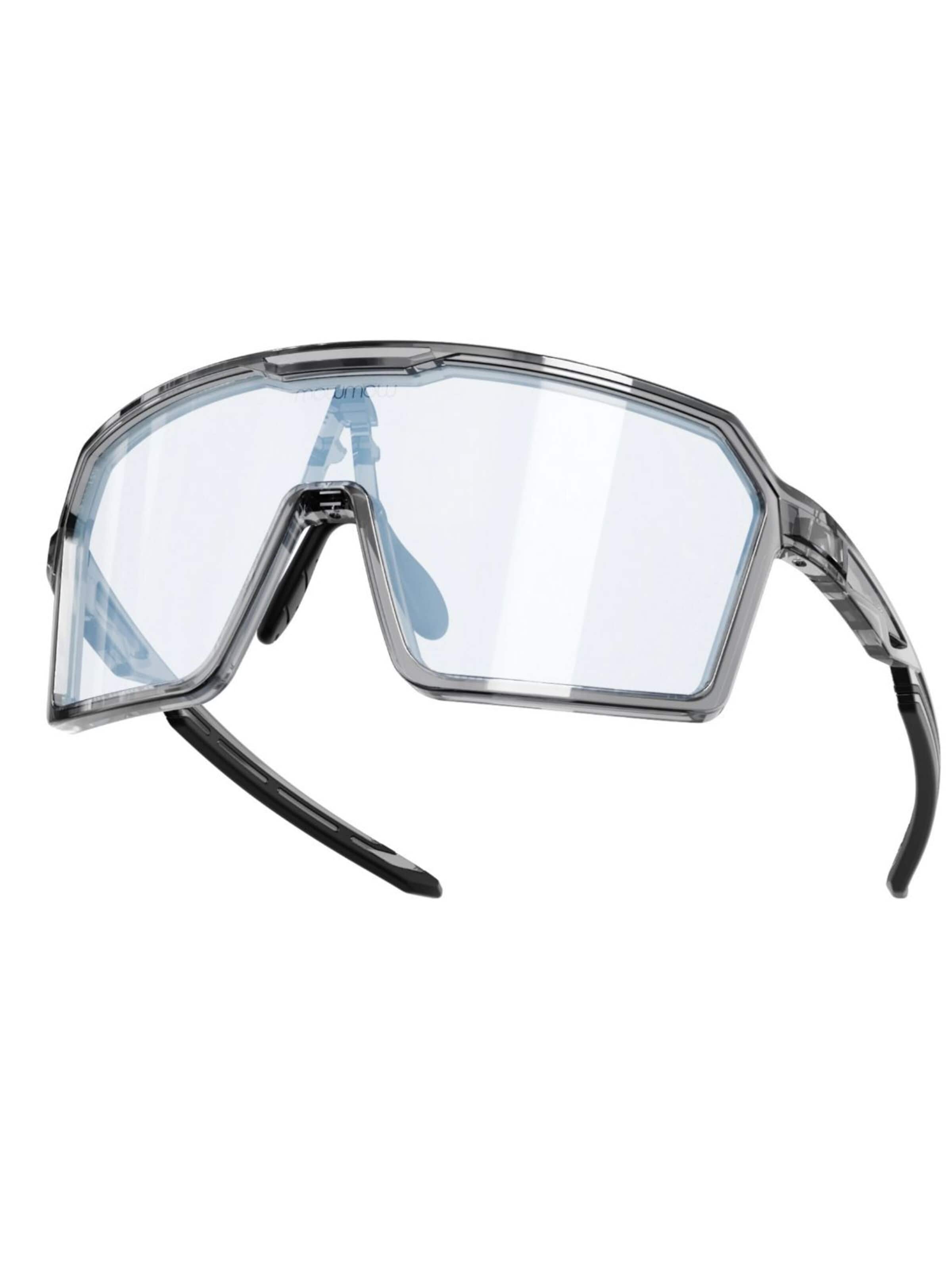 Lunettes de soleil sport 'MowMow Wizard Sunglasses - Sports Glasses - Photochromic Lens - Men - Women' Mowmow en argent
