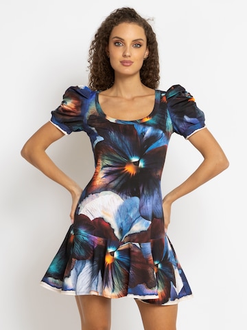 JIORO Jurk 'VIOLET' in Gemengde kleuren