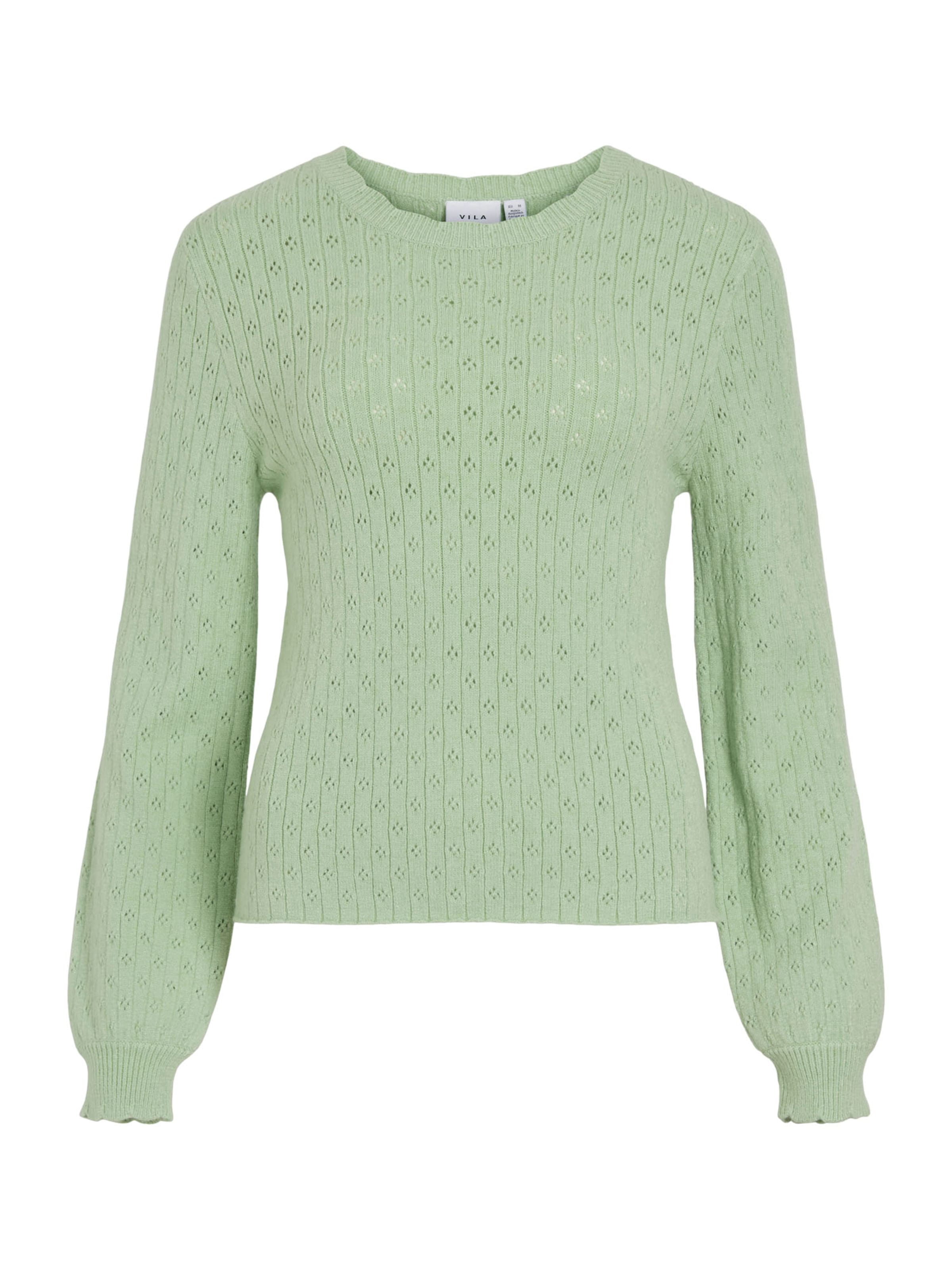 VILA Πουλόβερ 'VIPOILA' σε πράσινο: μπροστά