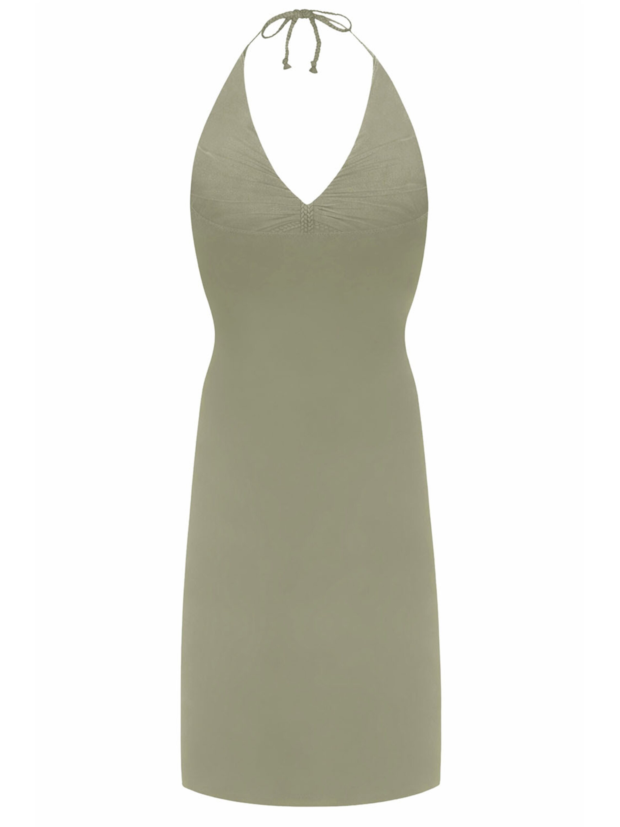 Chic by Lirette Dress 'Short halter dress Natural' in Green
