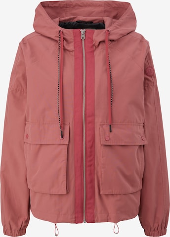 QS Between-Season Jacket in Red: front