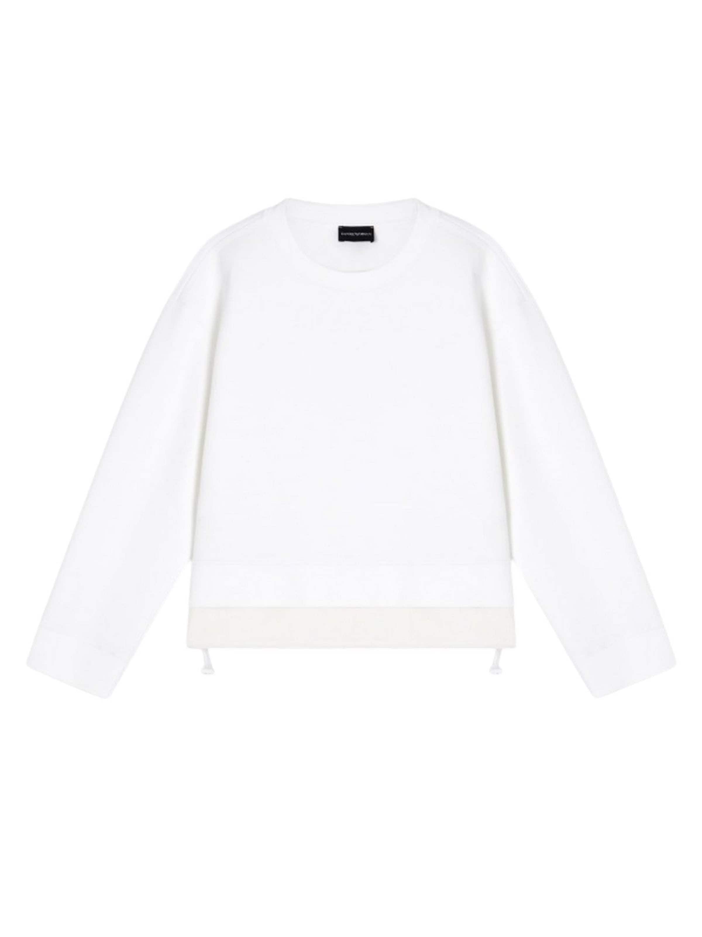 Emporio Armani Sweater in White: front