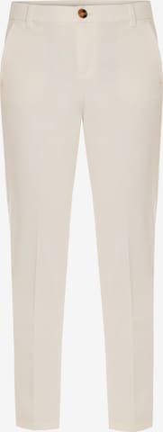 Regular Pantaloni cutați de la TATUUM pe bej: față