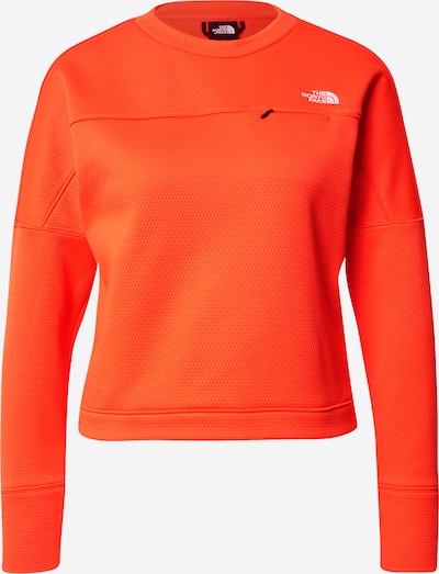 THE NORTH FACE Sweatshirt 'Hikesteller' in orangerot / weiß, Produktansicht