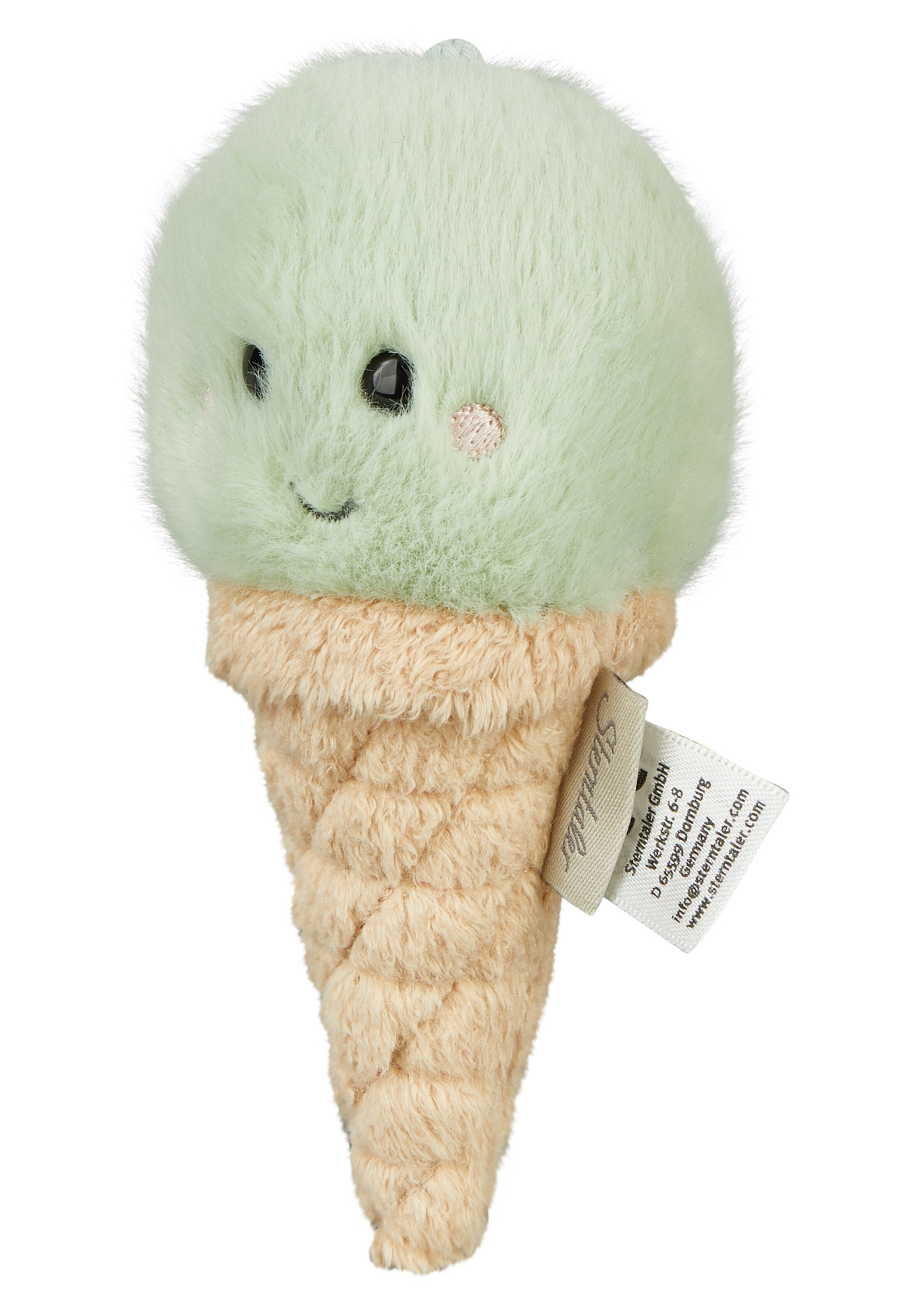 STERNTALER Kuscheltier 'Eiswaffel' in Grün
