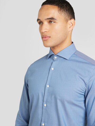HUGO Slim Fit Hemd 'Kason' in Blau